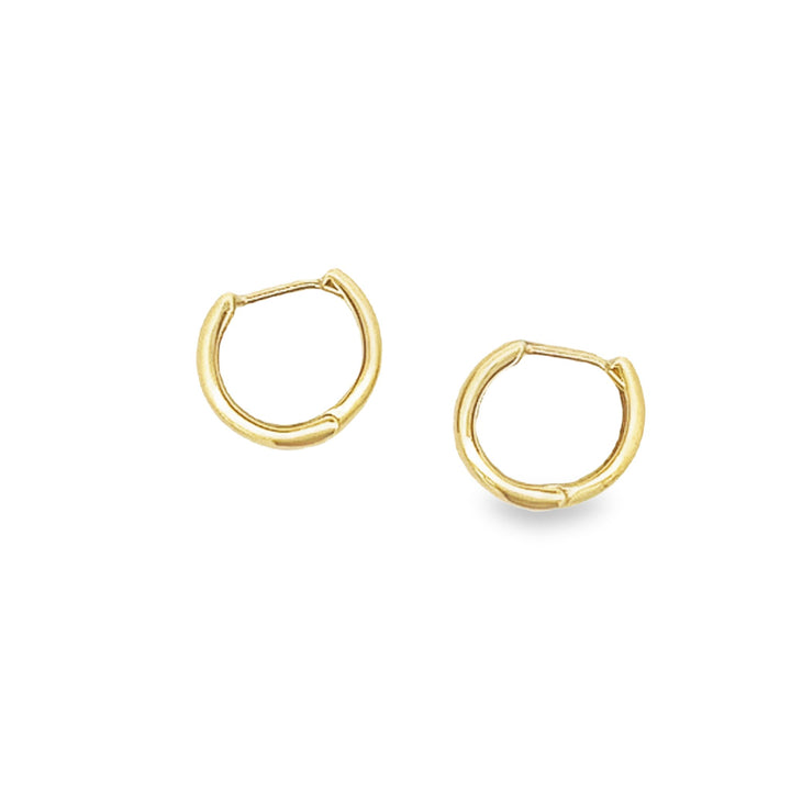 14K solid gold essentials - bold huggies - workshopunderground.com