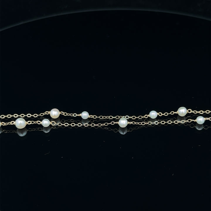 van luna - double-layered akoya pearl bracelet - workshopunderground.com