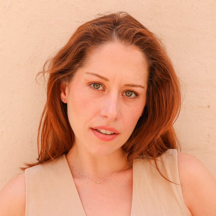 14K diamond 3-stone bar earrings - Workshop Fine Jewelry