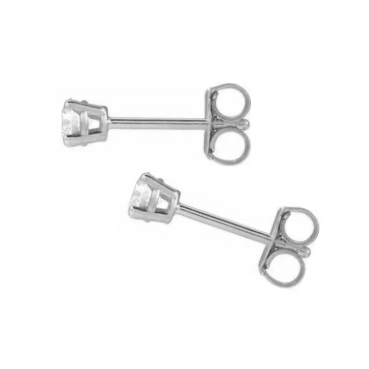 14K diamond stud earrings - 1/2 ctw to 2 ctw - workshopunderground.com