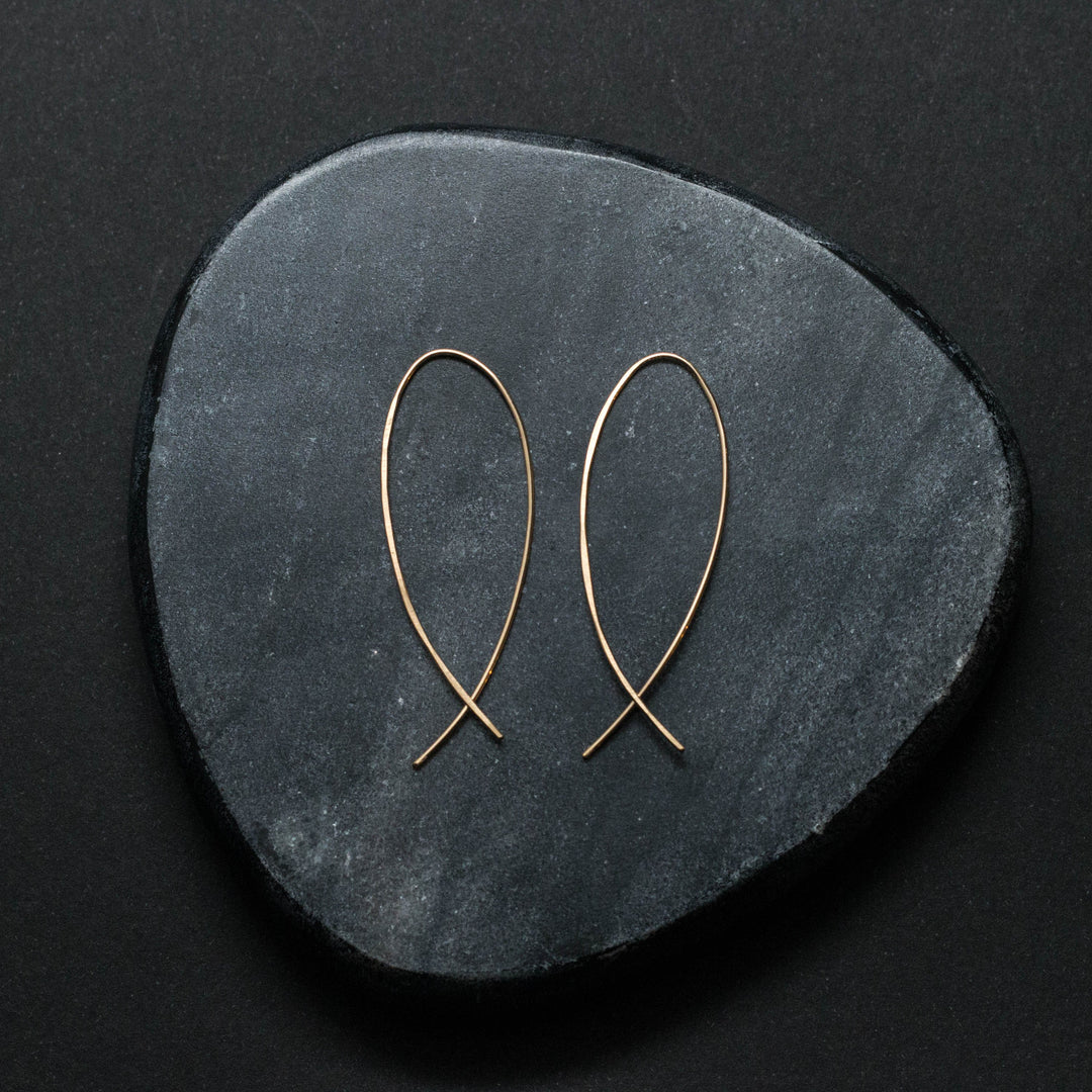 "lupa" - artisanal hammered hoops - workshopunderground.com