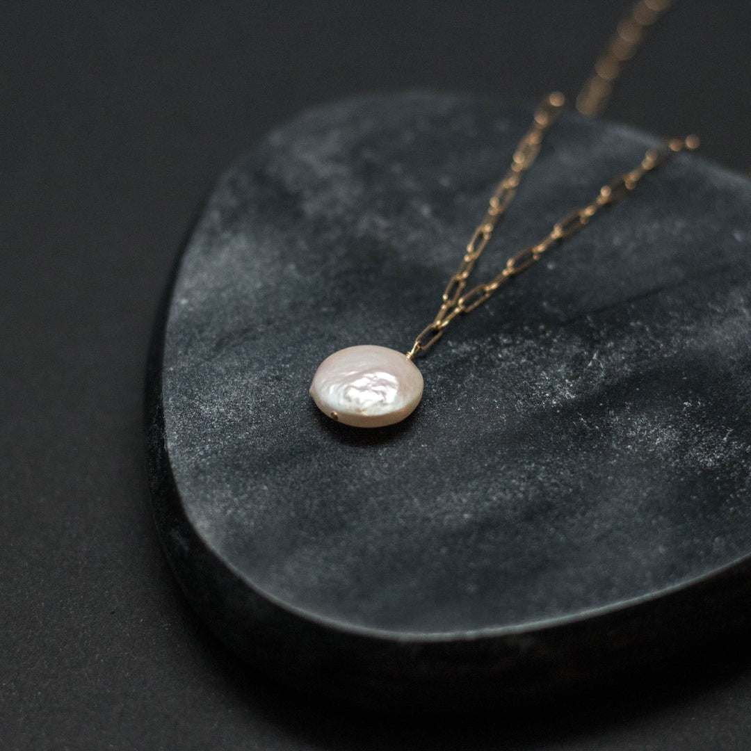 coin pearl necklace - workshopunderground.com