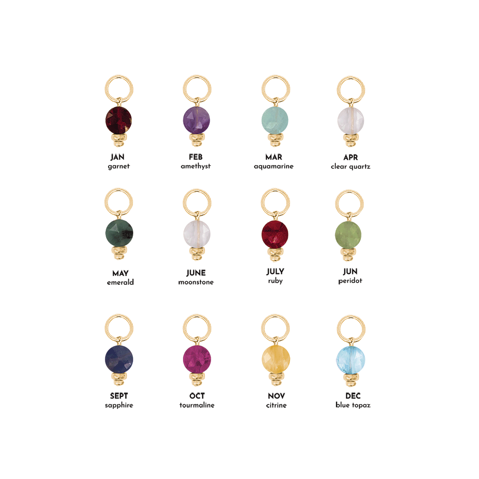 customized birthstone necklaces