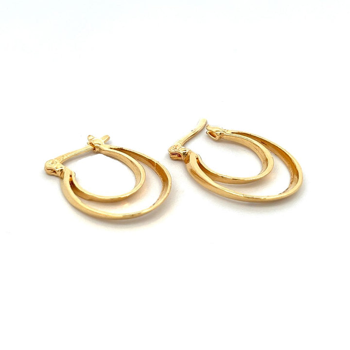 14K-gold-filled double oval hoops - workshopunderground.com