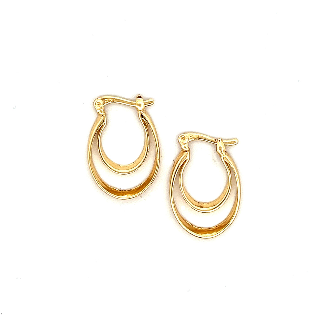 14K-gold-filled double oval hoops - workshopunderground.com