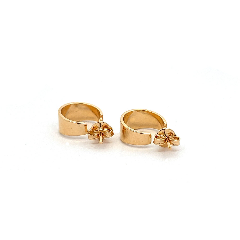 14K-gold-filled mini tapered hoops - workshopunderground.com