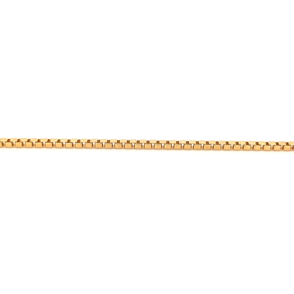14K-gold-filled box chain bracelet - workshopunderground.com