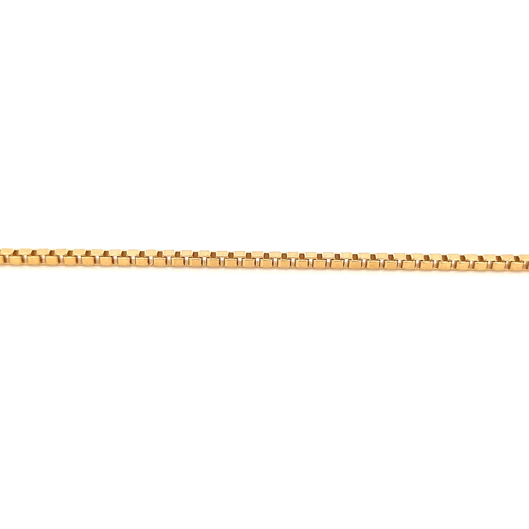 14K-gold-filled box chain bracelet - workshopunderground.com