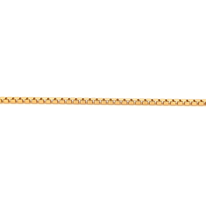 14K-gold-filled box chain bracelet - workshopunderground.com