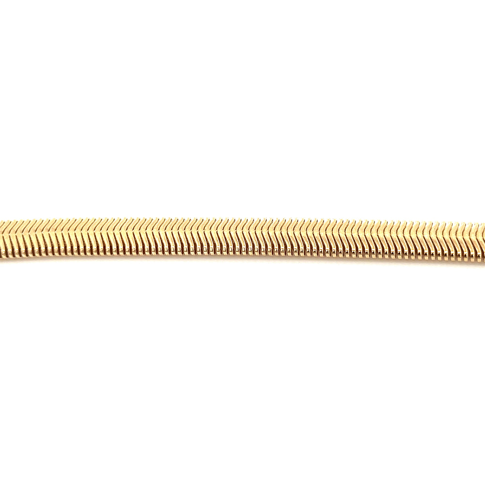 14K-gold-filled cobra chain bracelet - workshopunderground.com