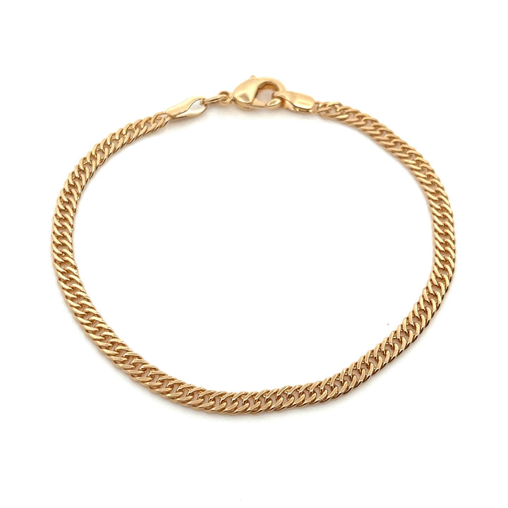 14K-gold-filled curb chain bracelet - workshopunderground.com