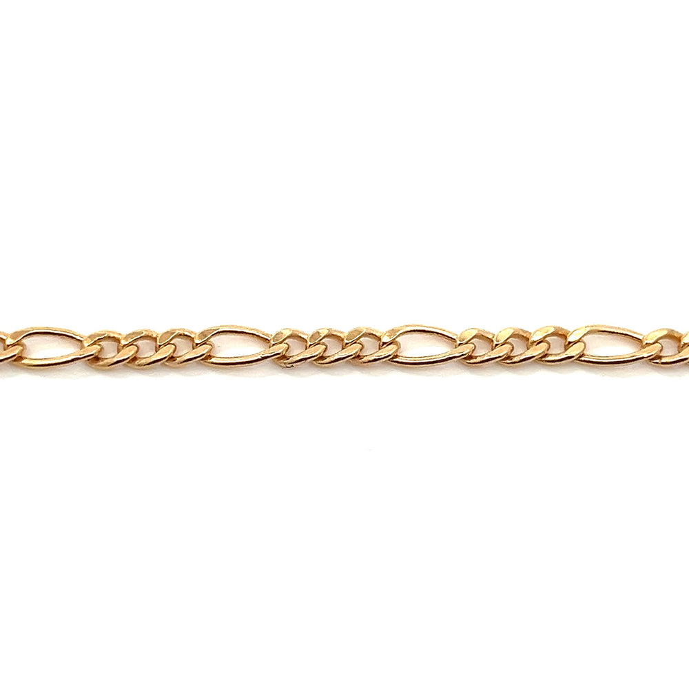 14K-gold-filled figaro chain bracelet - workshopunderground.com