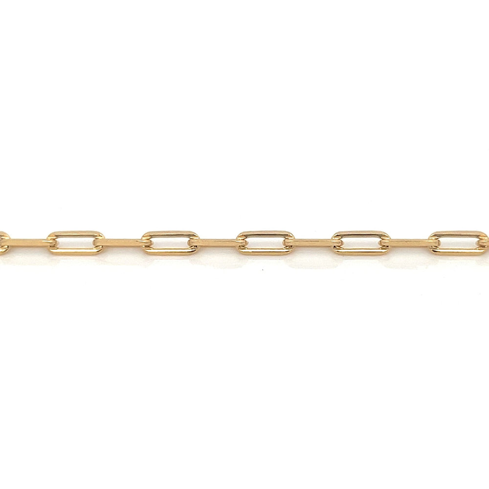 14K-gold-filled paperclip chain bracelet - workshopunderground.com
