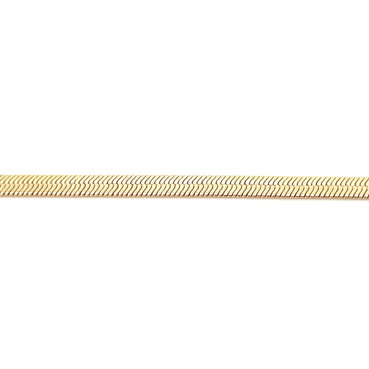 14K-gold-filled herringbone bracelet - workshopunderground.com