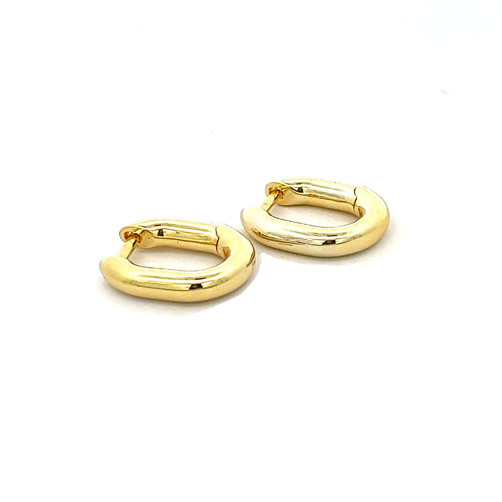 14K-gold-filled classic oval huggies - workshopunderground.com