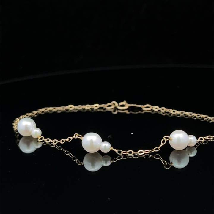 van luna - akoya pearl duet three-station bracelet - workshopunderground.com