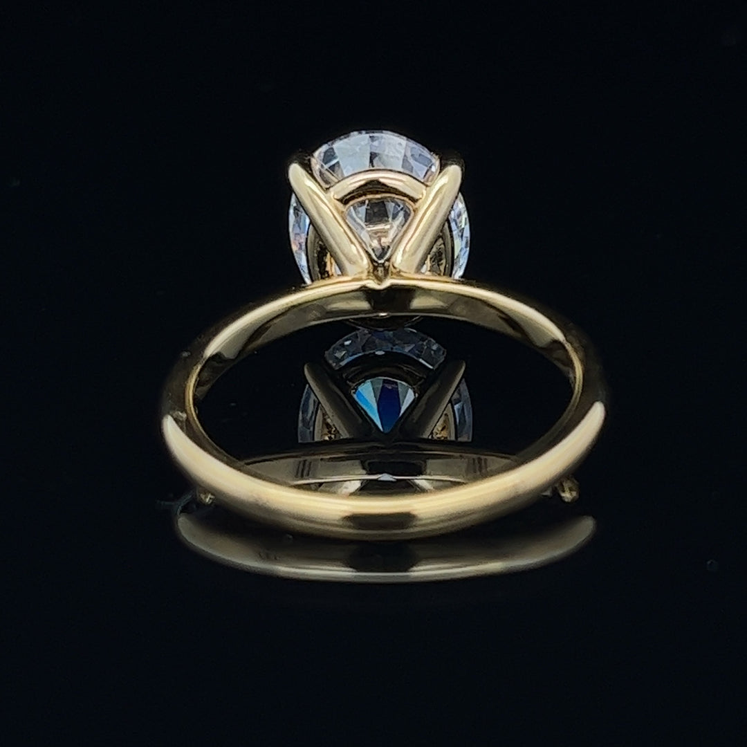 3 ctw classic solitaire oval diamond engagement ring - workshopunderground.com