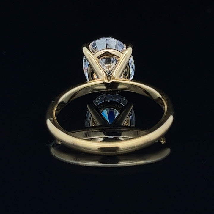 3 ctw classic solitaire oval diamond engagement ring - workshopunderground.com