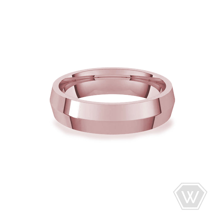 14K & 18K Knife Edge Wedding Band - 5mm - workshopunderground.com