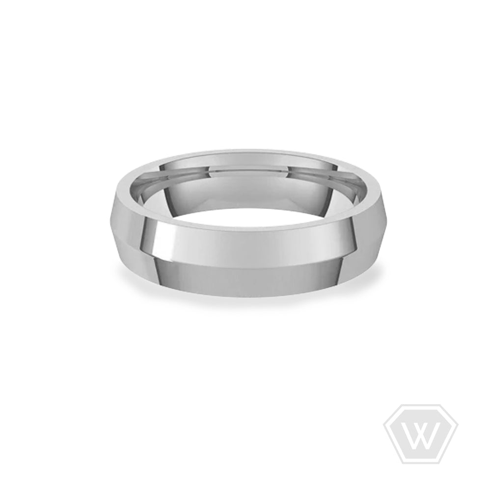 14K & 18K Knife Edge Wedding Band - 5mm - workshopunderground.com