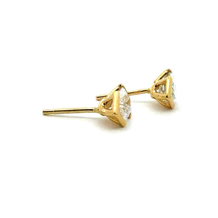 Linea - Elongated Hexagon Stud Earrings