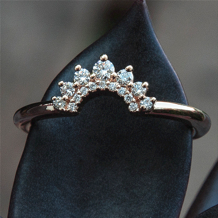 crown contour diamond band - .185 ctw - workshopunderground.com