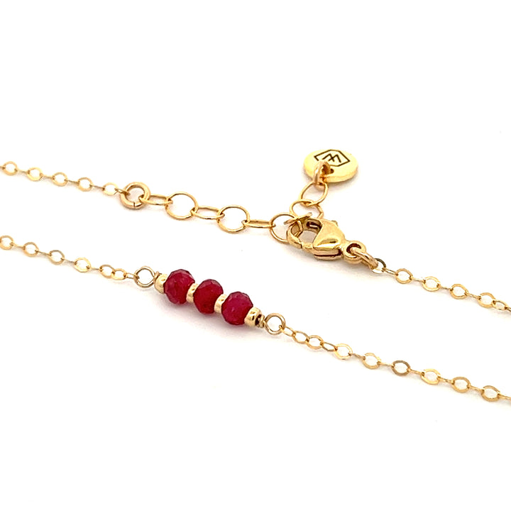 silk road - ruby triplet bracelet - workshopunderground.com