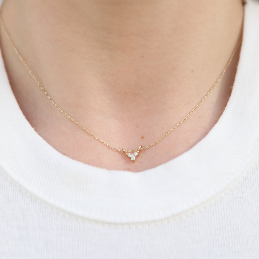 jennie kwon diamond peak necklace
