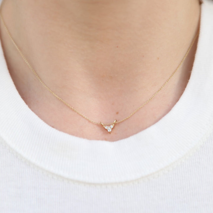 jennie kwon diamond peak necklace