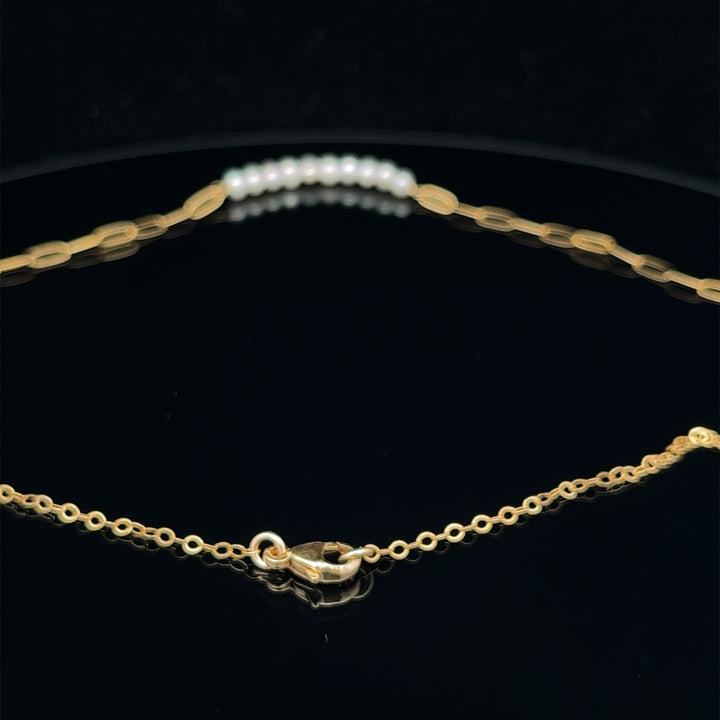 baby pearl bar duo-chain necklace - workshopunderground.com