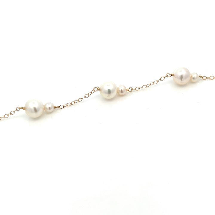 van luna - akoya pearl duet three-station bracelet - workshopunderground.com
