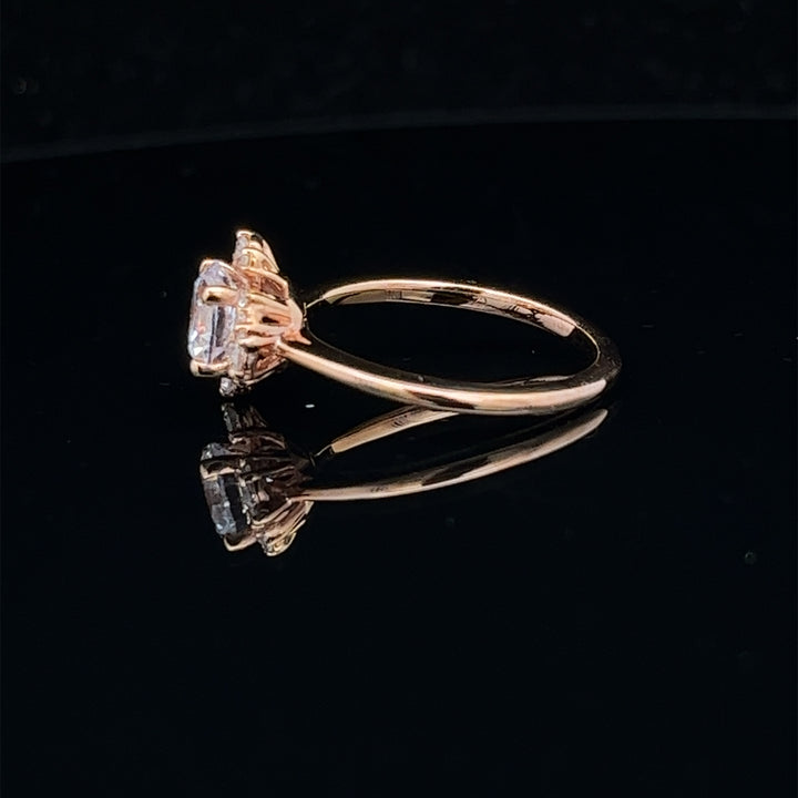 1 1/3 ctw celestial diamond halo engagement ring - workshopunderground.com