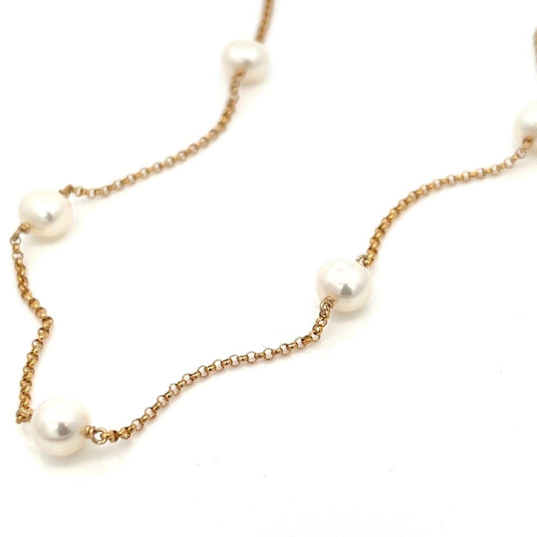 five-station pearl necklace - workshopunderground.com