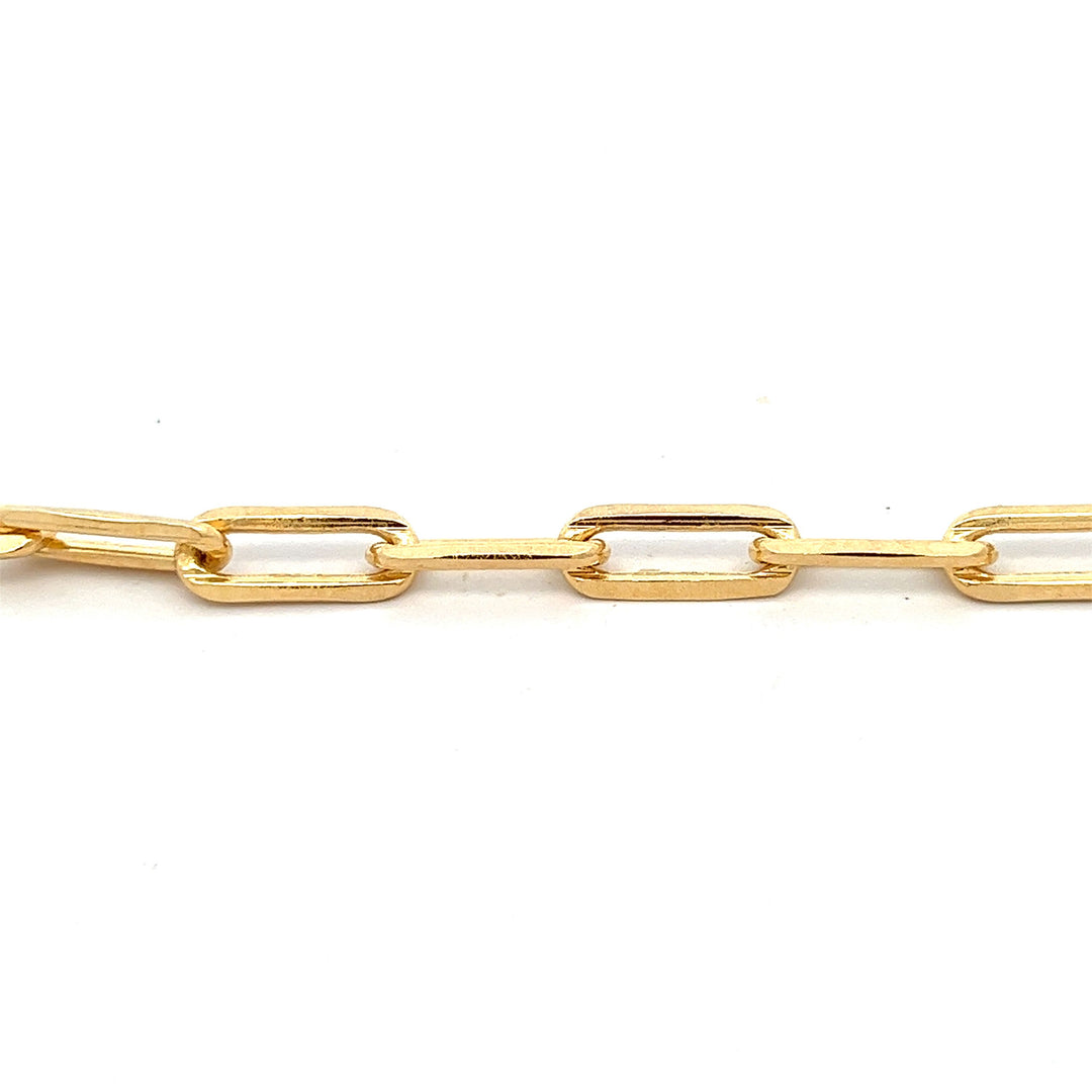 14K-gold-filled bold paperclip necklace - 18" - workshopunderground.com