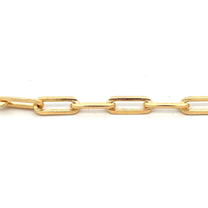 14K-gold-filled bold paperclip necklace - 18" - workshopunderground.com
