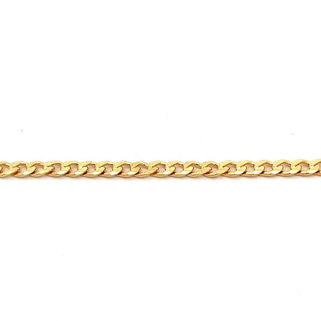 14K-gold-filled classic curb chain necklace - 16" - workshopunderground.com