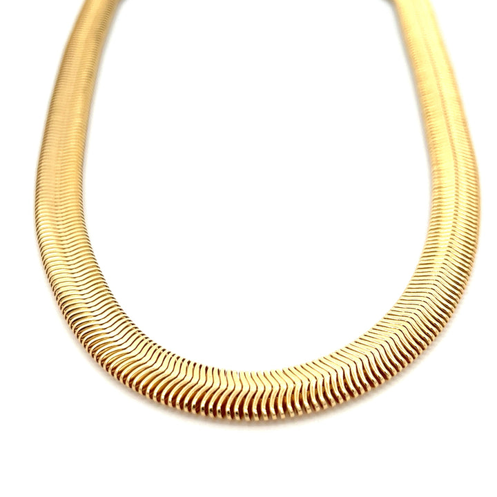 14K-gold-filled cobra necklace - 16" - workshopunderground.com