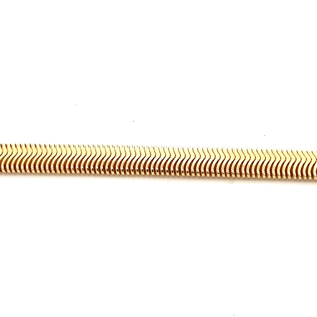 14K-gold-filled cobra necklace - 16" - workshopunderground.com