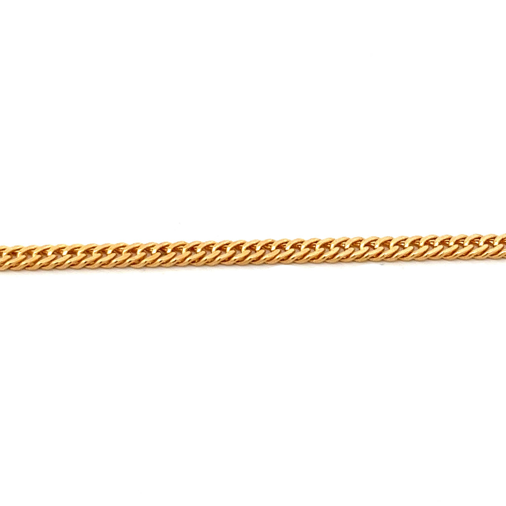 14K-gold-filled fancy curb chain necklace - 16" - workshopunderground.com
