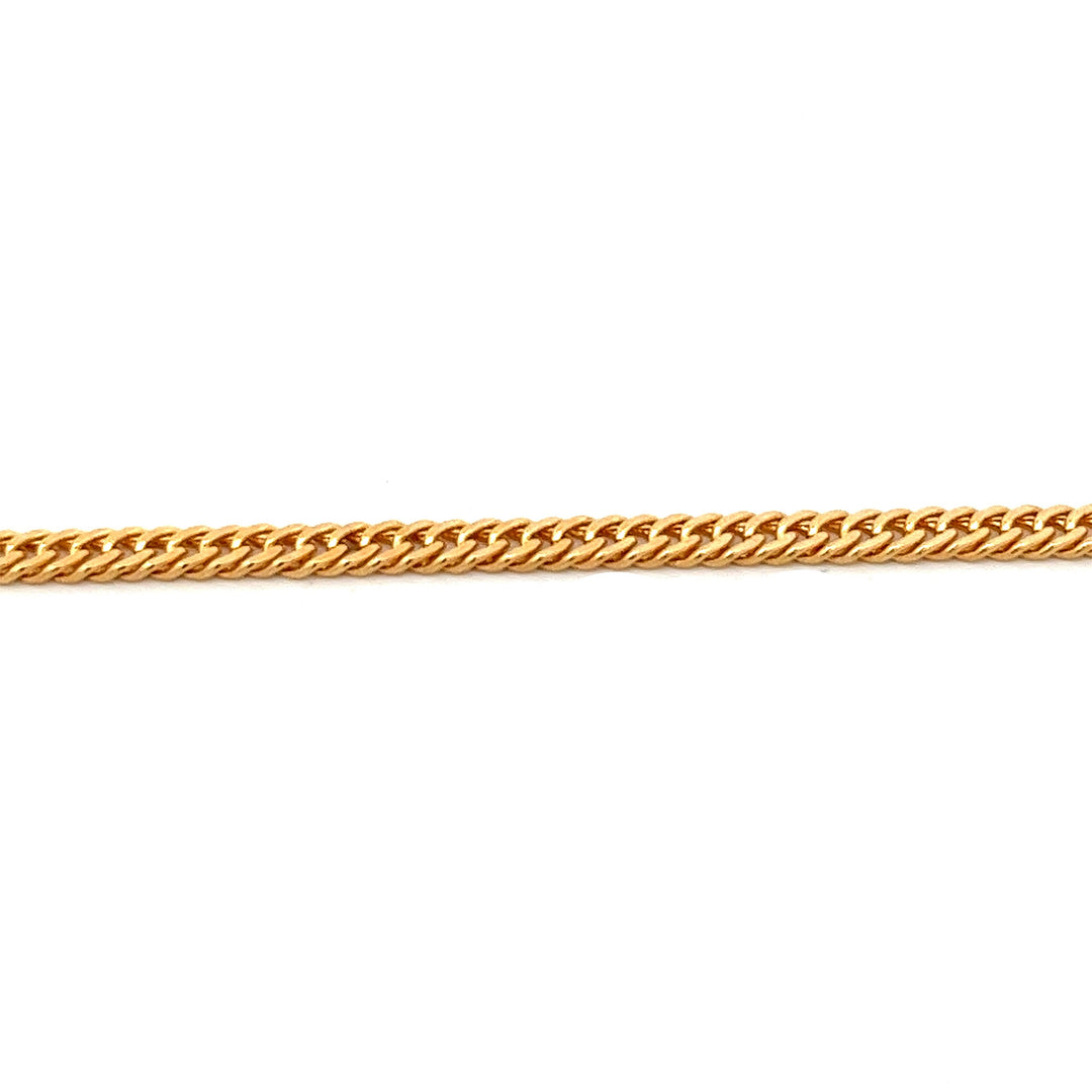 14K-gold-filled fancy curb chain necklace - 16" - workshopunderground.com