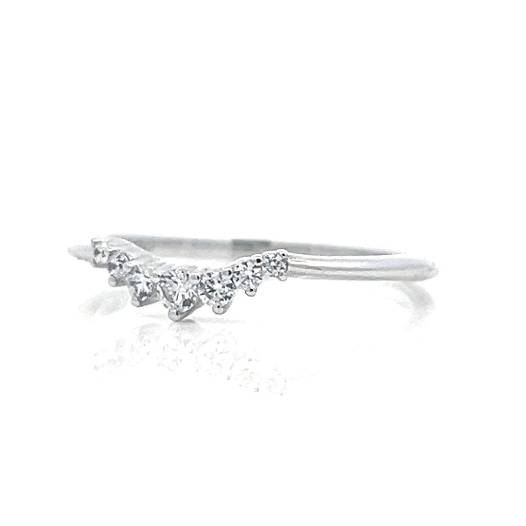 graduated tiara diamond band