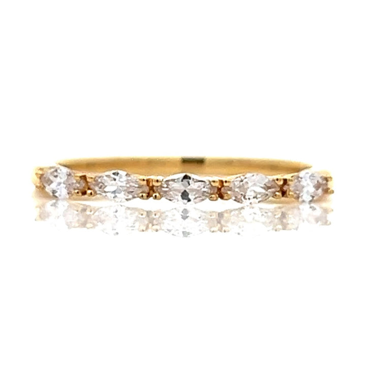 marquise diamond band