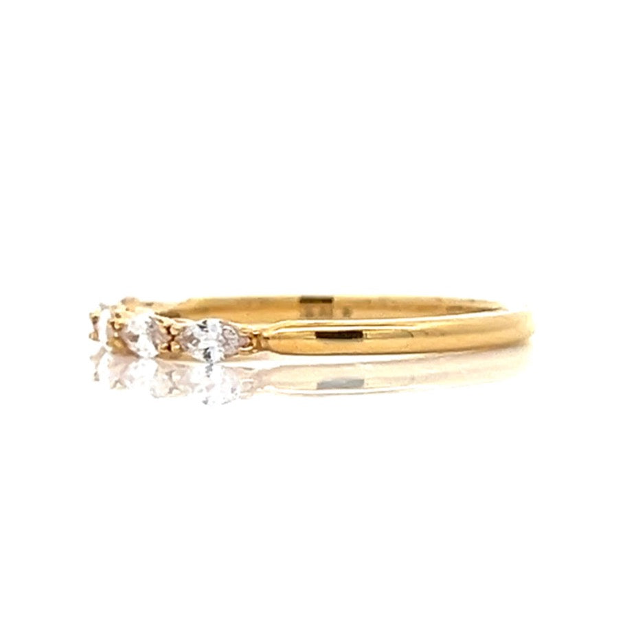 marquise diamond band