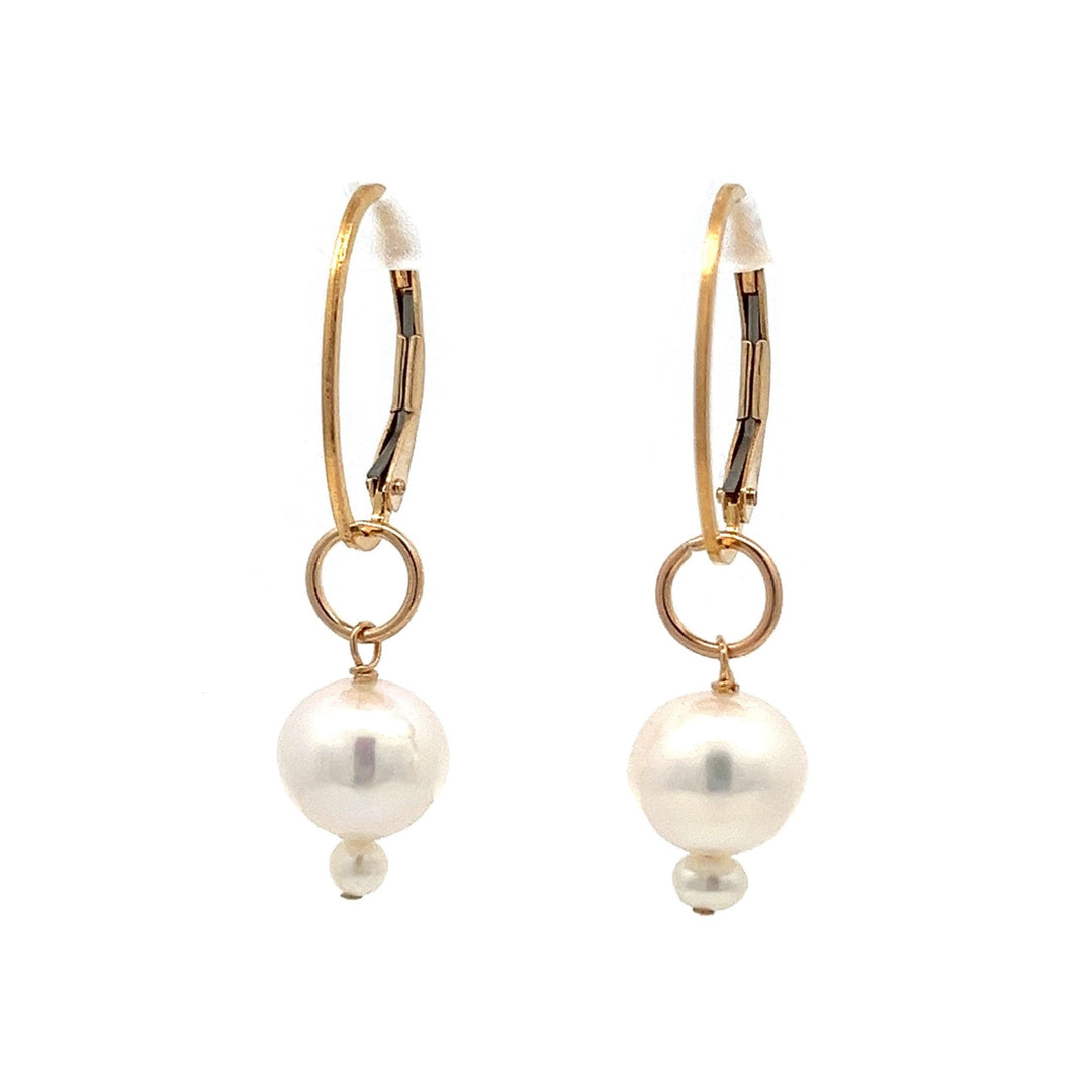 graduated duo pearl drop earrings - workshopunderground.com