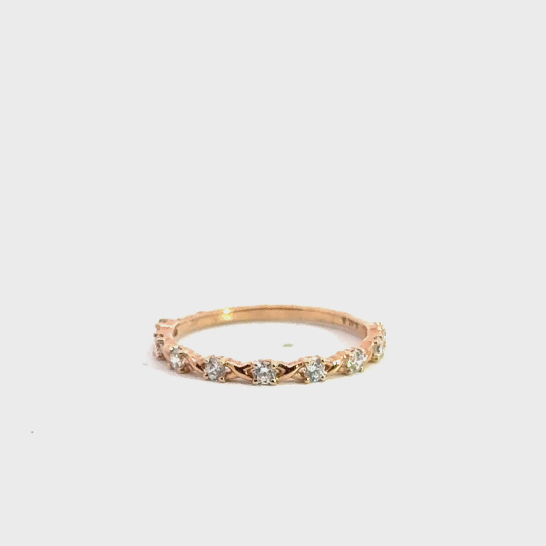 twisted diamond band