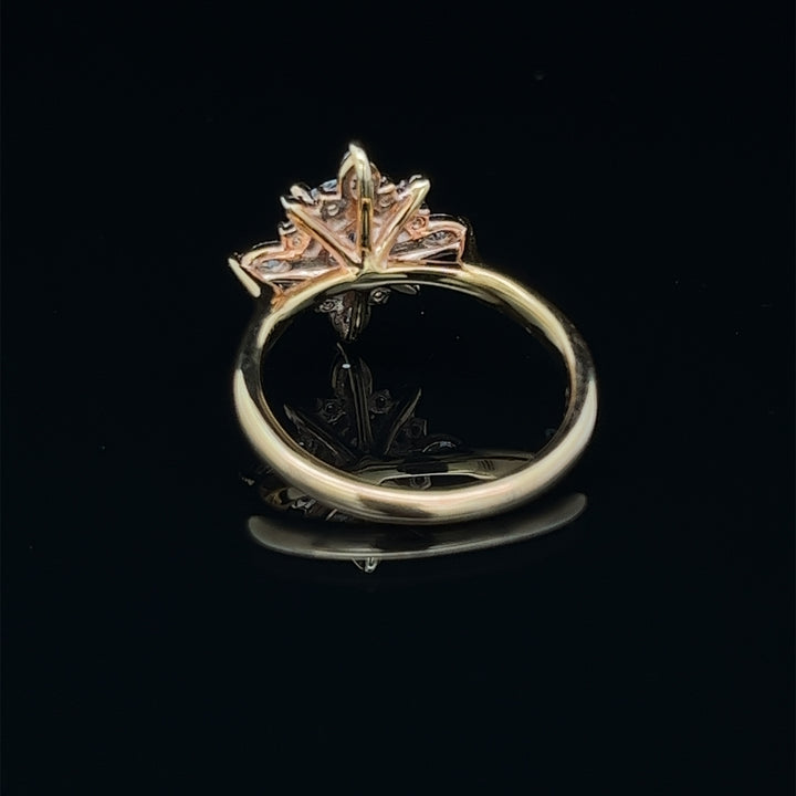1 1/2 ctw radiant halo round diamond engagement ring - workshopunderground.com