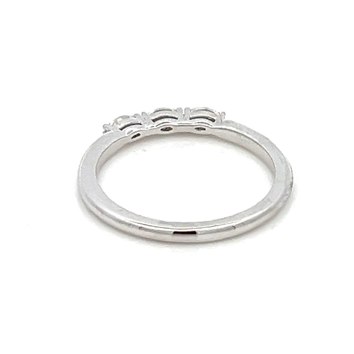 three-stone marquise diamond band