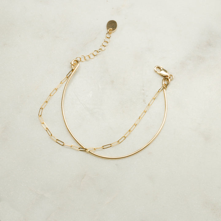 "bangle-chain" bracelet - modern anchor - workshopunderground.com