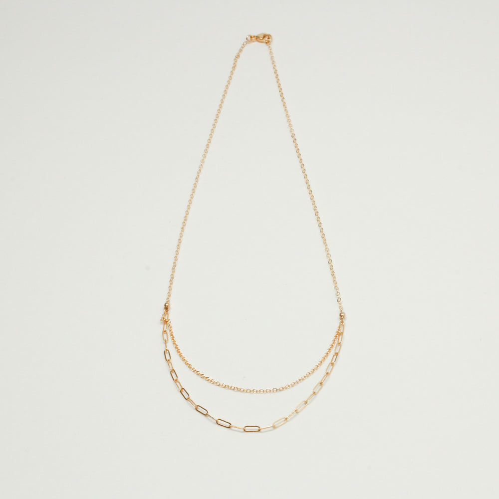 "double-layer" chain necklace - workshopunderground.com