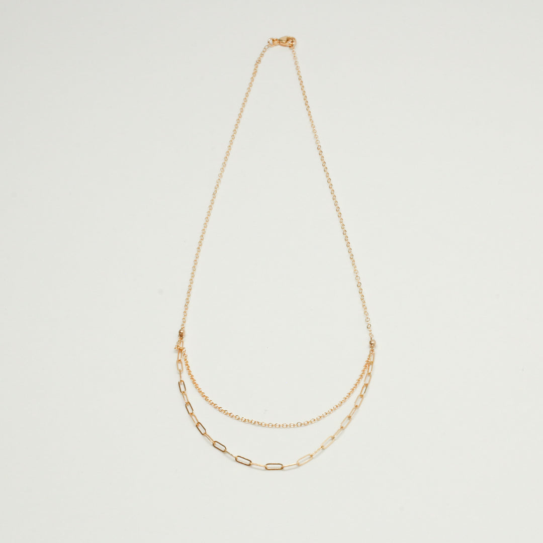 "double-layer" chain necklace - workshopunderground.com